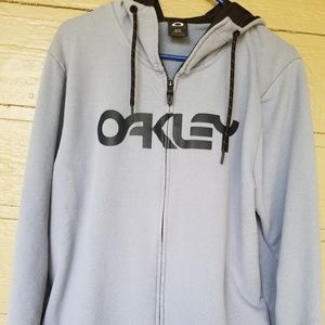 Oakley zip front hoodie